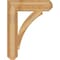 Ekena Millwork Thorton Craftsman Rough Sawn Bracket, Western Red Cedar, 6"W x 26"D x 34"H BKT06X26X34THR04RWR - alternate 2